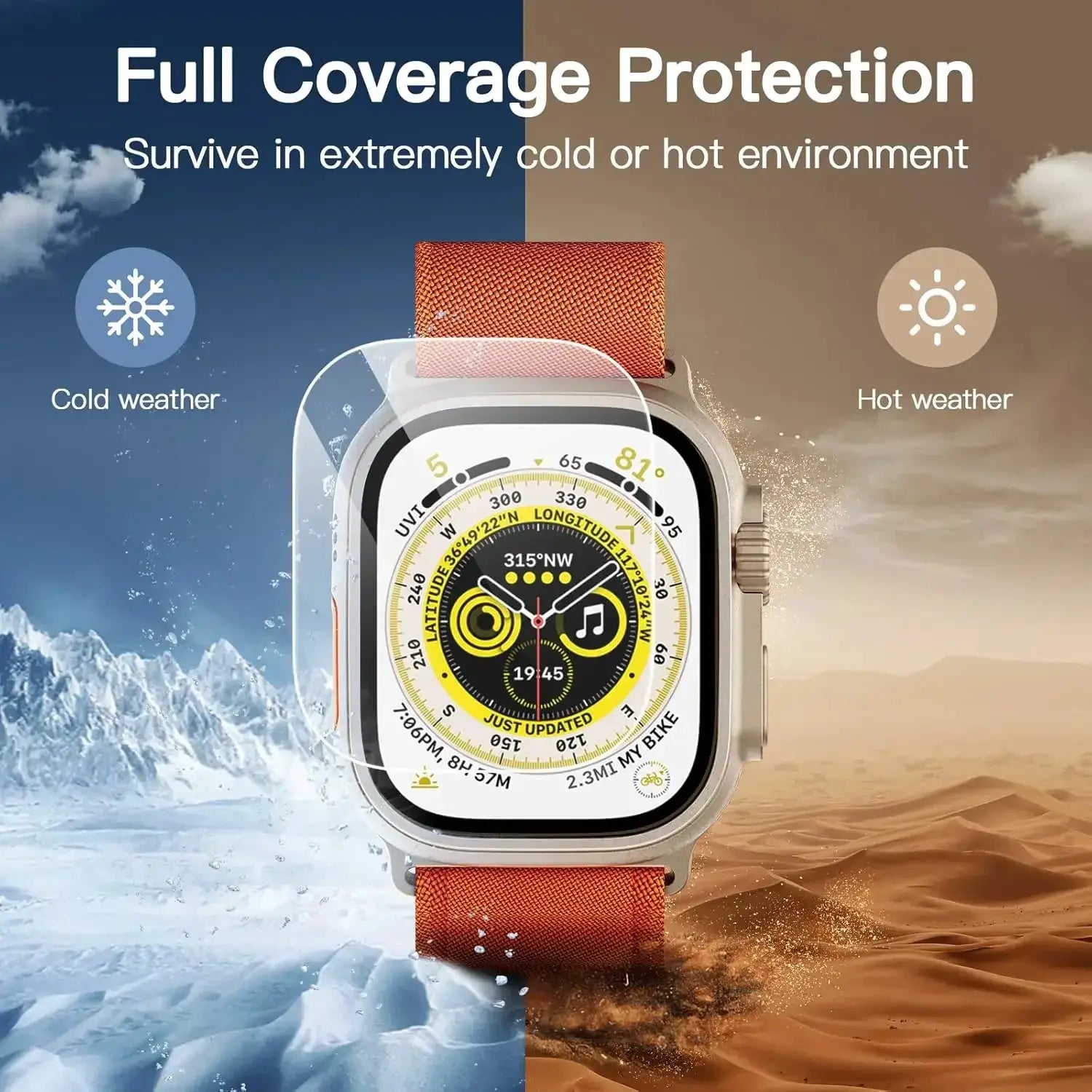 Tempered Glass For Apple Watch Ultra 1/2/3 49mm With Alignment Tool Screen Protector For iWatch Ultra 1 2 3 49mm Accessories