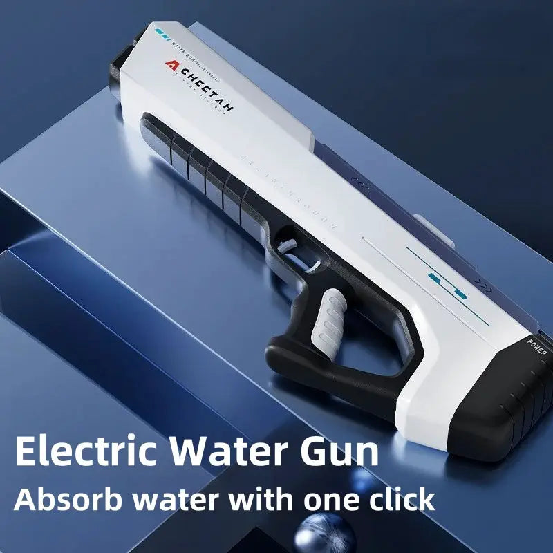 Automatically Absorbs Water High Pressure Electric Water Gun For Kids Summer Pool Games Outdoor Water Fight Gift