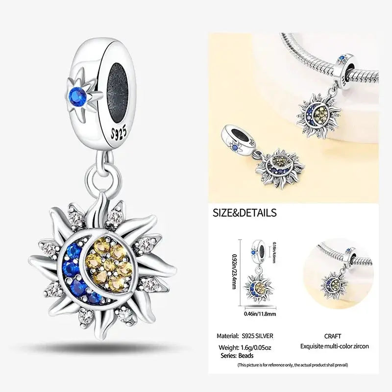 925 Sterling Silver Pendant Beads Carnivorous Plant Monster Charm Trendy Collection For Bracelet And Necklace Jewelry