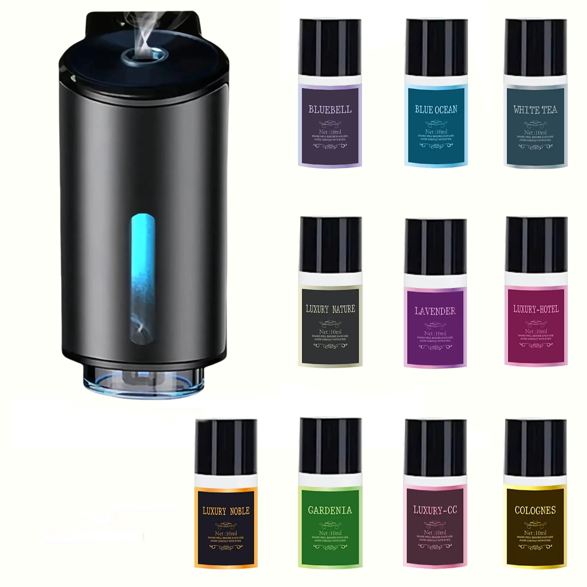 Adjustable Three Strengths Car Air Freshener Aromatherapy Machine Portable Fragrance Diffuser