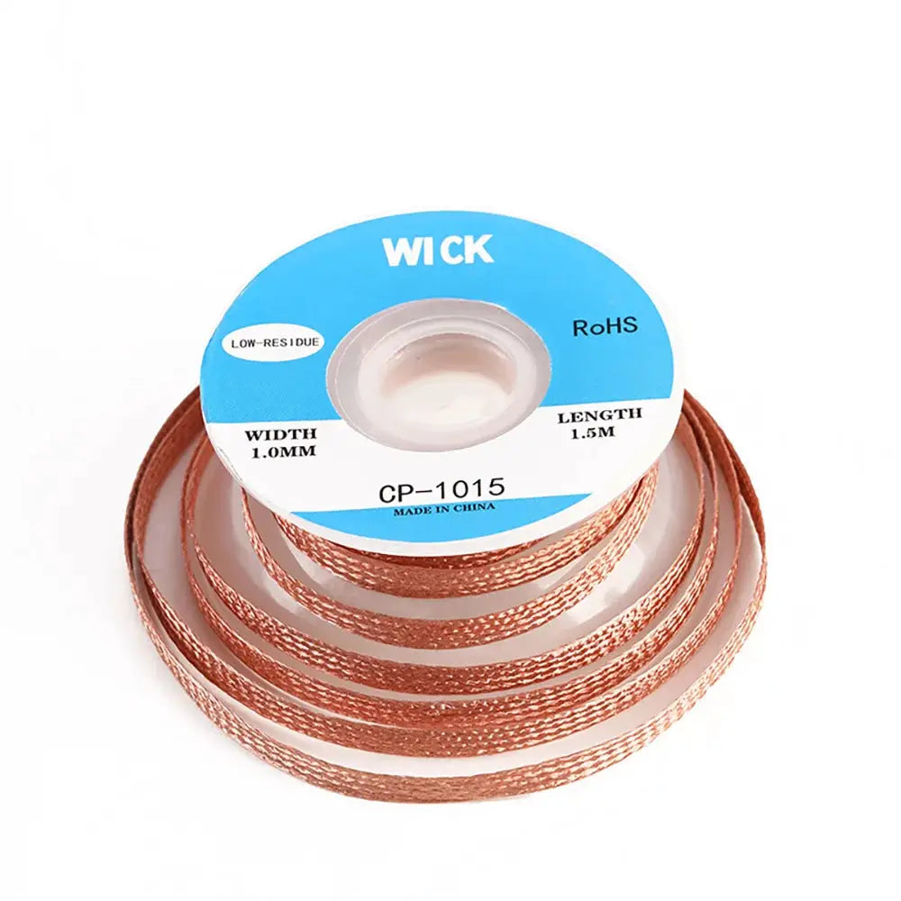 Manual Desoldering Pump Solder Sucker 1.5m Wire Copper Alloy for Welding Points Flux Tools