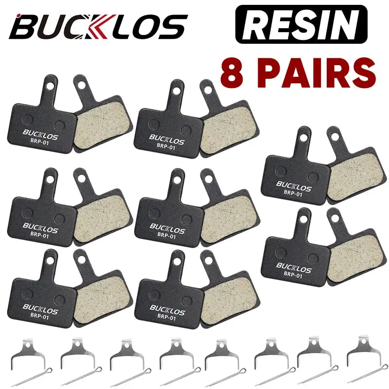 BUCKLOS Resin Disc Brake Pads For Shimano B01S B03S B05S Hydraulic MTB Wear Resistant