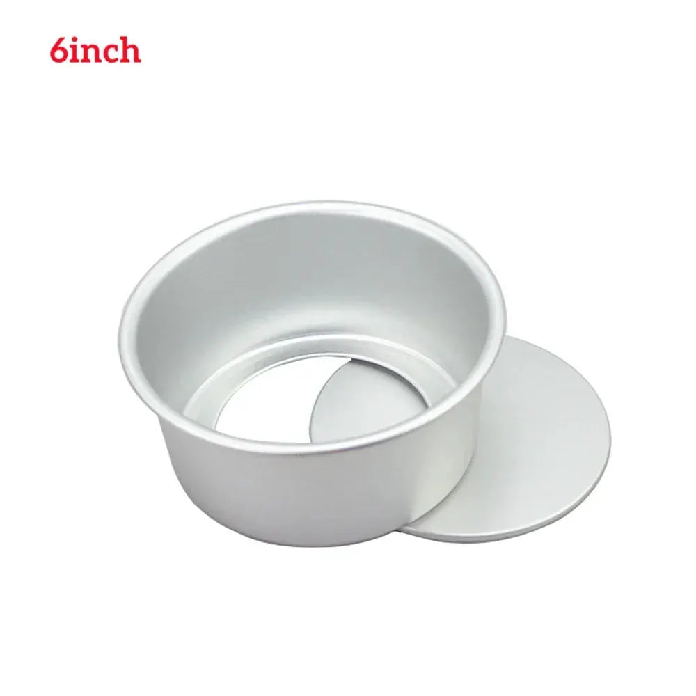 Tiered Round Cake Molds Set 4 6 8 10 12 Inch Removable Bottom Aluminum Alloy Nonstick Pans Kitchen Tools