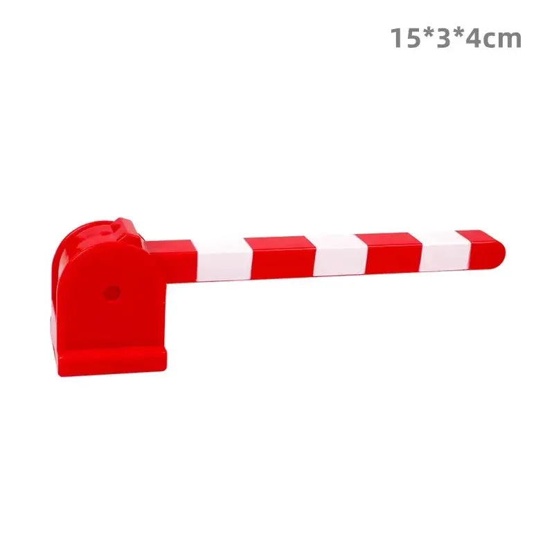 Big Building Blocks Compatible With Large Bricks Road Plates Car Parking Fuel Station Traffic Educational Toys For Kids