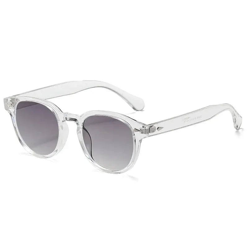 JNPCXI Retro Round Sunglasses With UV400 Protection Rivet Leopard Pattern Unisex Eyewear