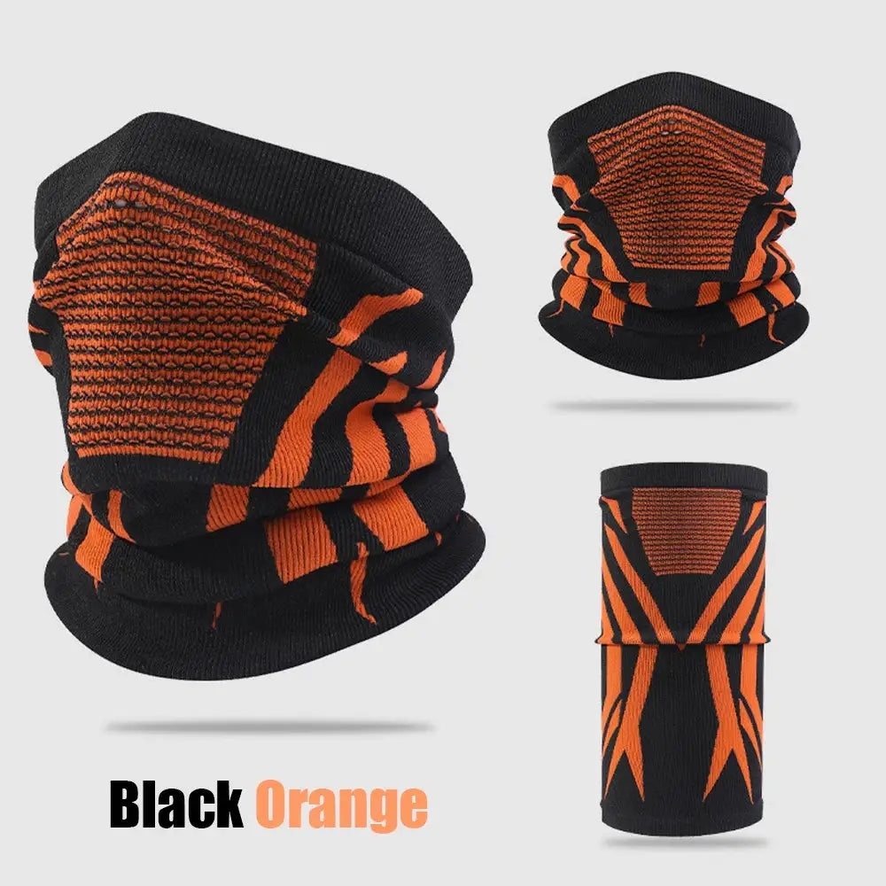 Winter Warm Skiing Mask Neck Gaiter Unisex Elastic Breathable Cycling Running Motorcycle Mask For Outdoor Sports