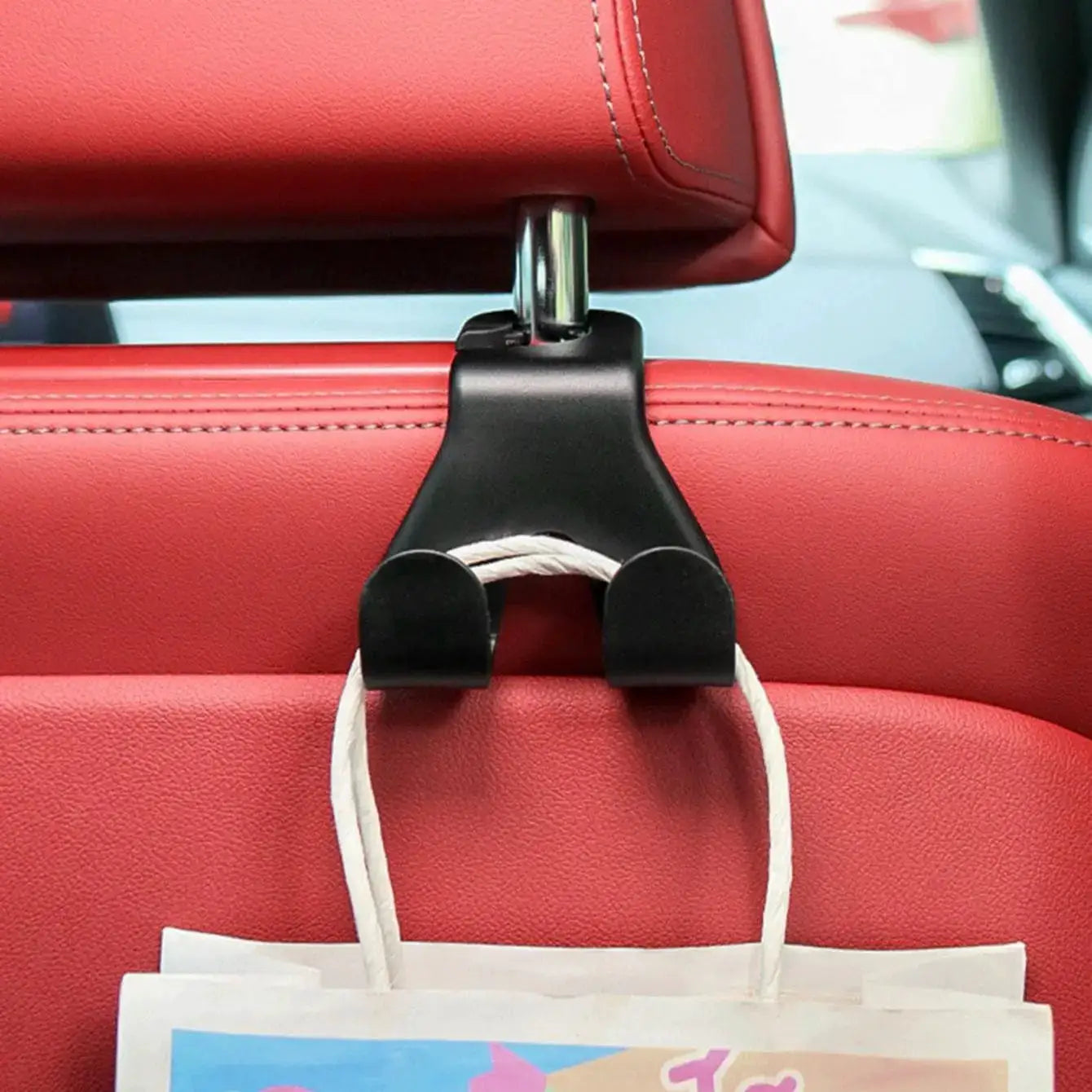 Concealed Creative Car Seat Back Hook And Phone Holder Multi Functional Rear Car Organizer For Interior Accessories