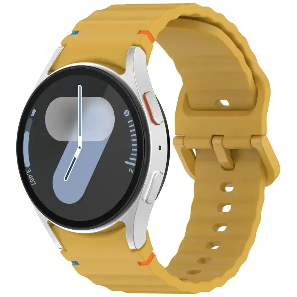 Original silicone sport strap for Samsung Galaxy Watch (44mm/40mm) in yellow