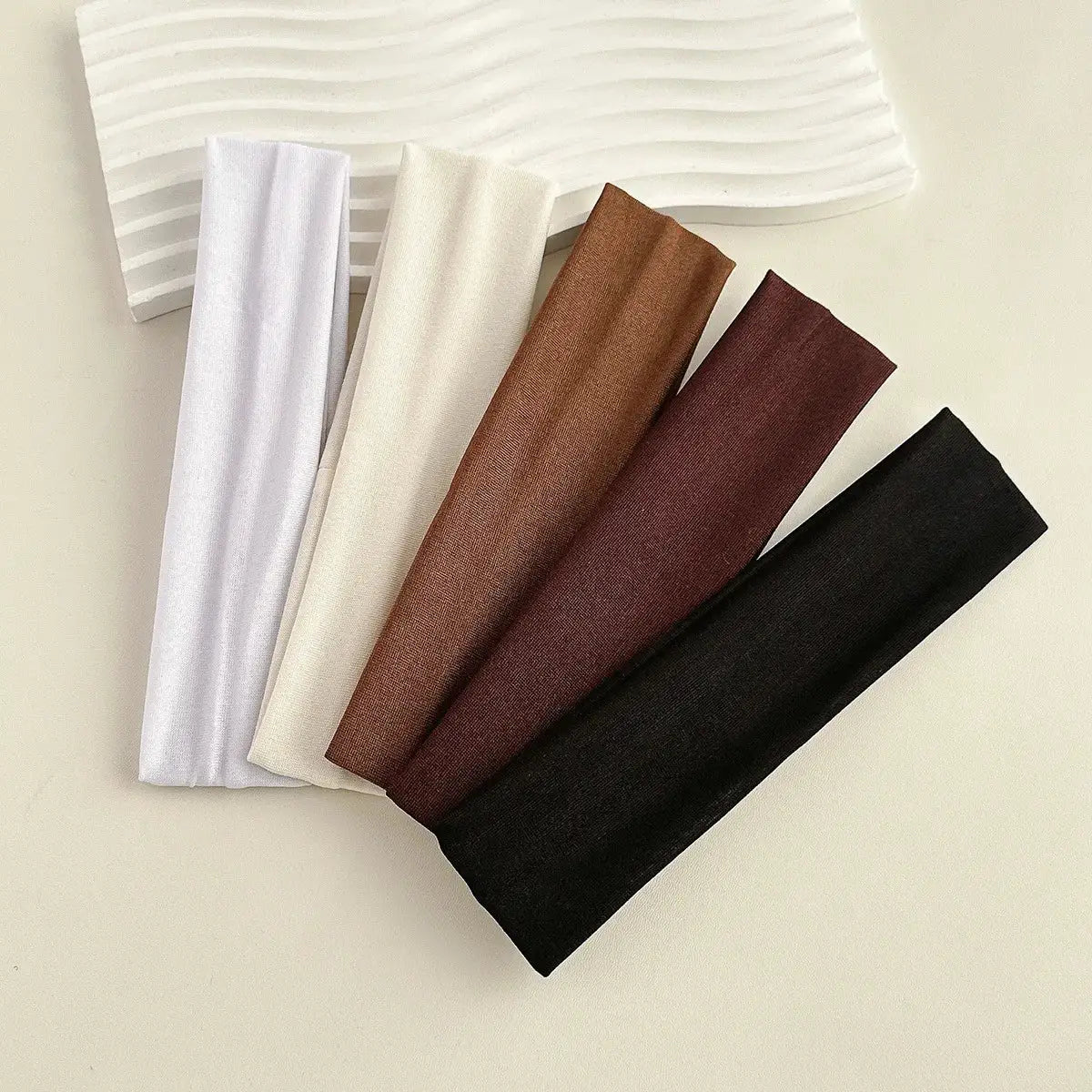 Four Seasons Solid Sports Headbands Women Fitness Running Yoga Solid Color Elastic Hairbands Stretch Hair Accessories
