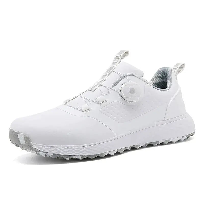 ApexGolf Waterproof Golf Sneakers With Quick Lacing For Men And Women Casual Outdoor Footwear