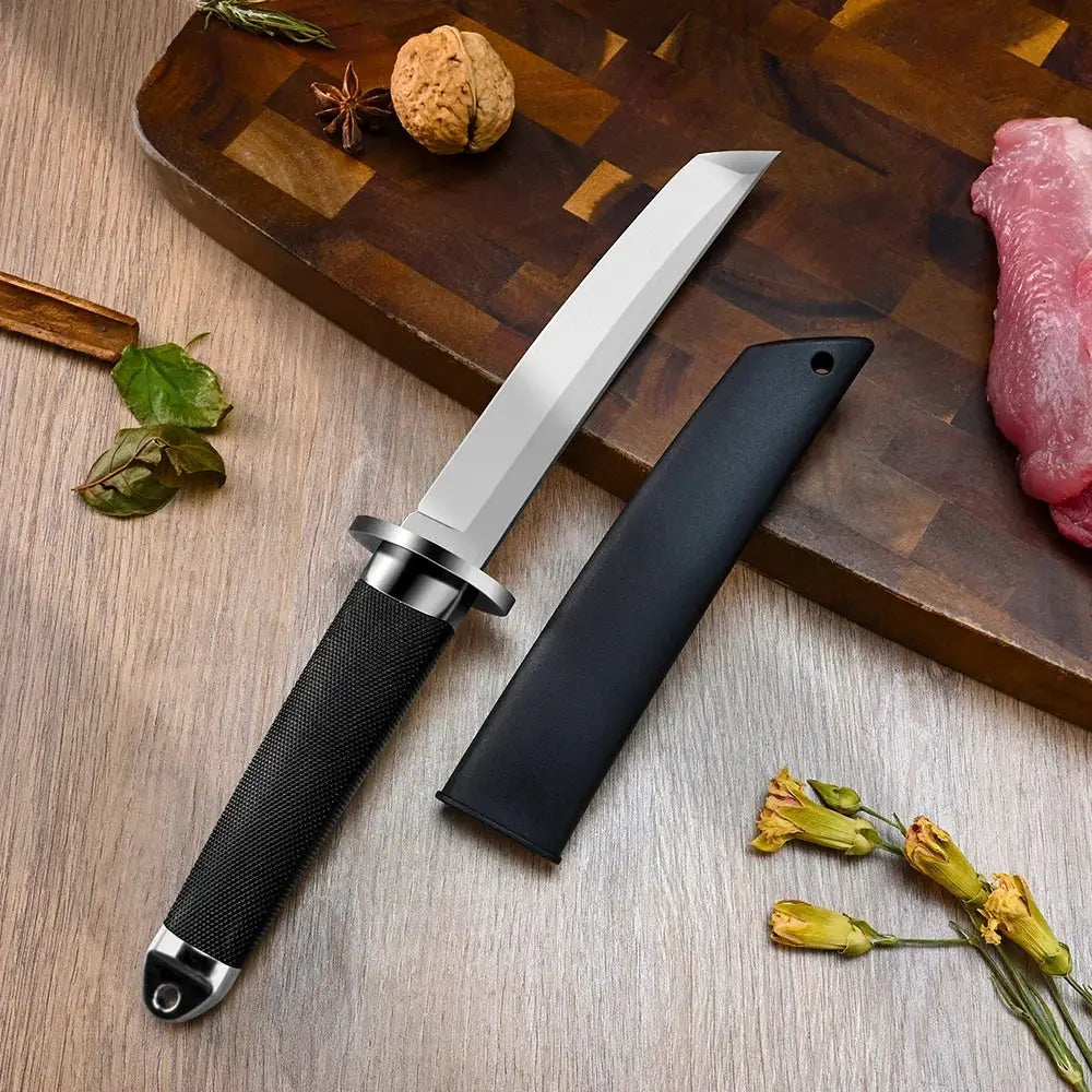 Hand Forged Fruit Knife With Wood Handle Durian Knife And Boning Knife High Stainless Steel Kitchen Chef Tool