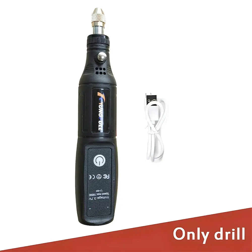 USB Wireless Mini Electric Drill Rotary Tool For Engraving Jewelry Metal Glass Portable Handheld Dremel