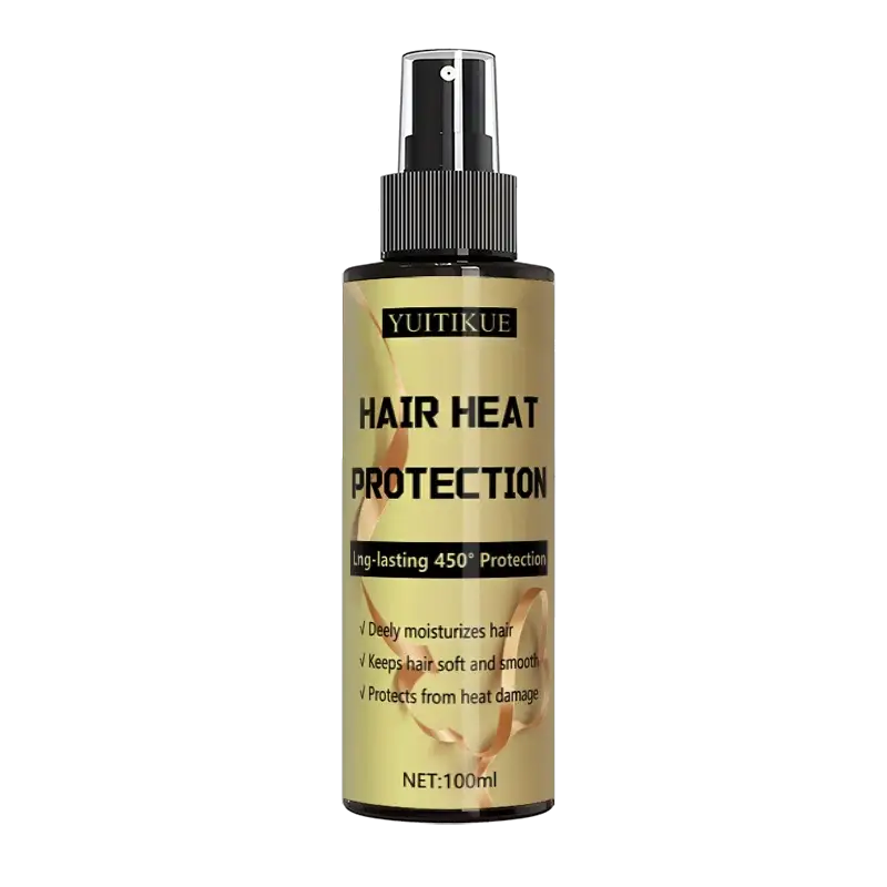 Hair Heat Protection Spray With Long Lasting Shield Up To 450 Degrees Fahrenheit For Moisturized Soft And Smooth Hair