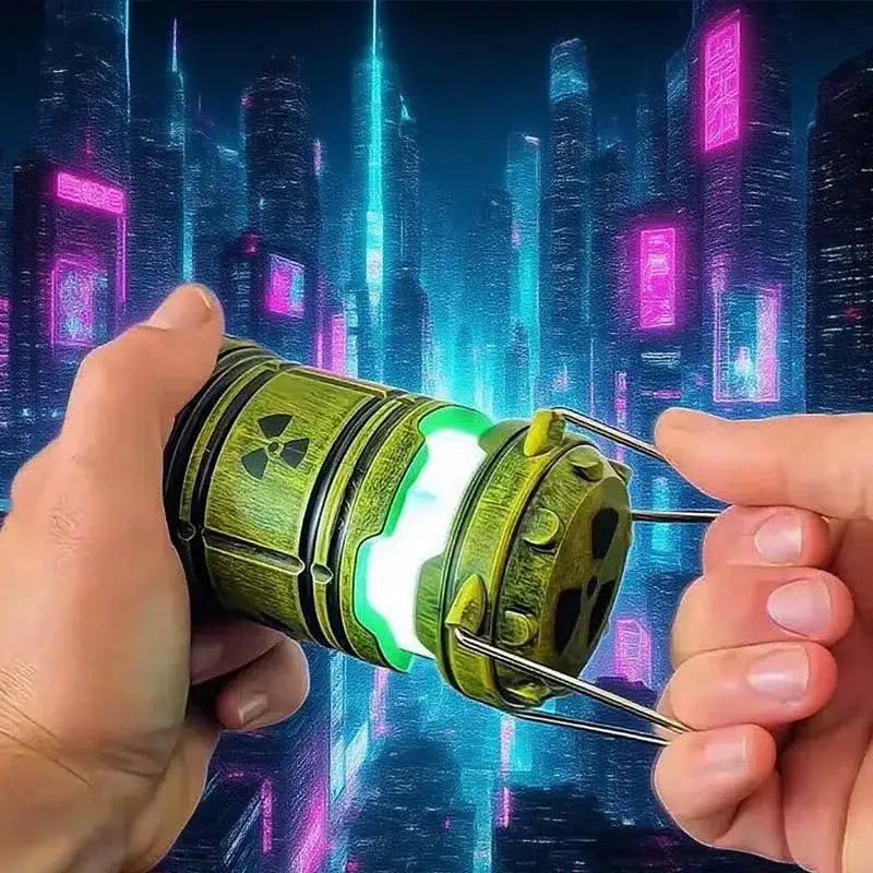 Mini Nuclear Reactor Night Light Novelty Lamp For Couple Gift Quirky Bedroom Decor Glow Party Prop