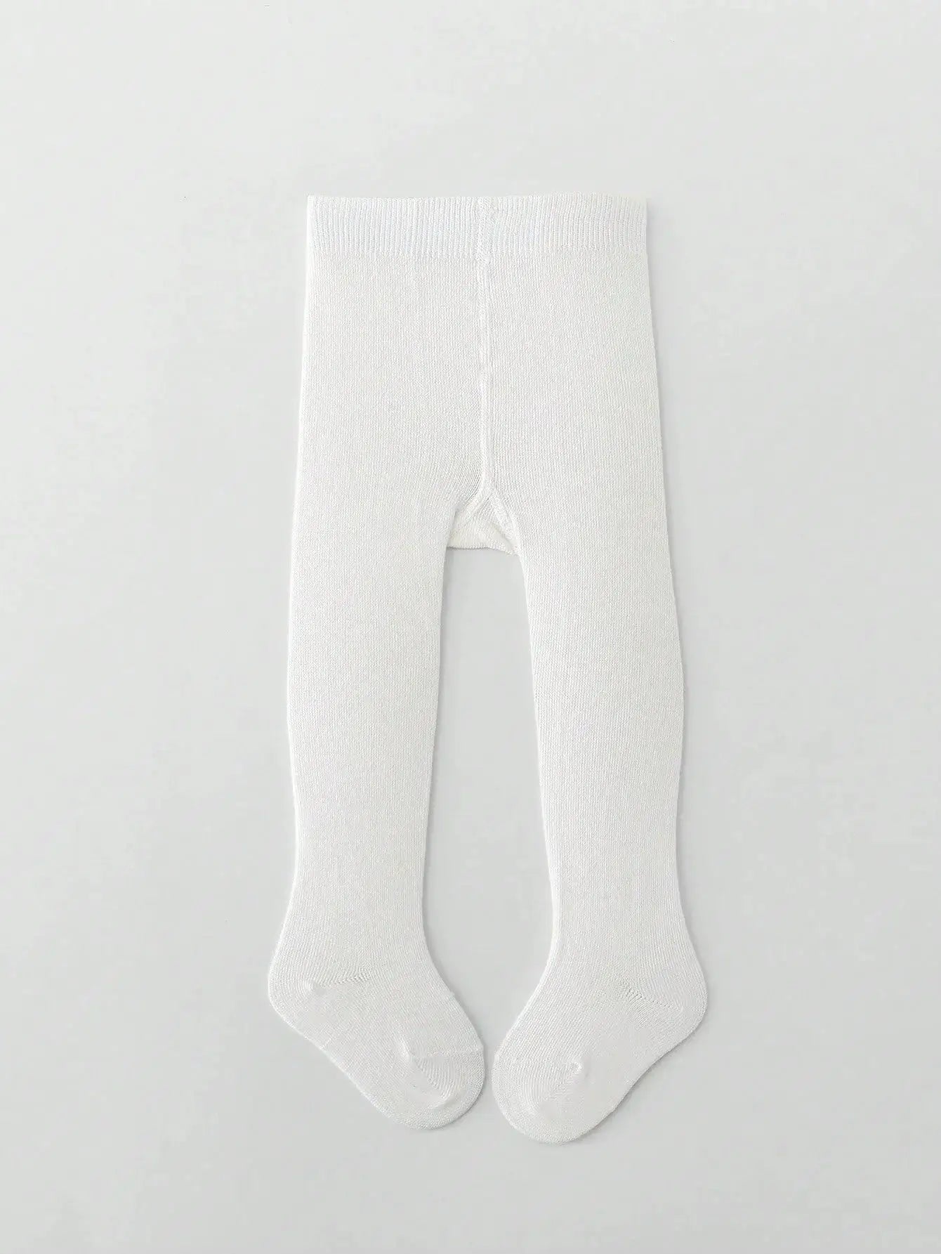 Infant Knitted Tights 1 Pair Traceable Cotton Leggings For Baby Girls 0 To 36 Months White Black