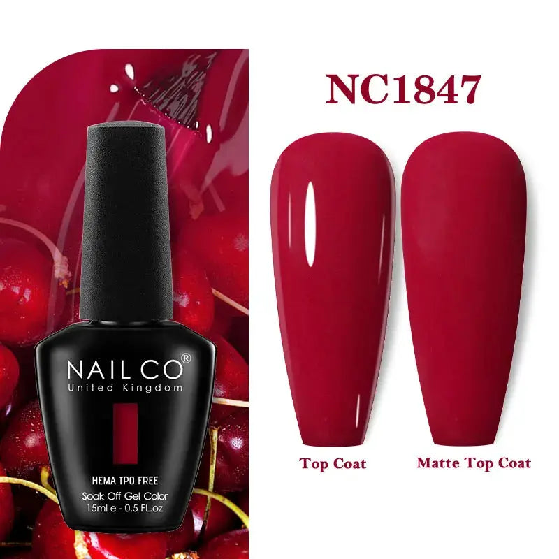 NAILCO 283 Colors Gel Nail Polish Kit Ultra Long Lasting UV Gel Varnish With 30 Day Shine