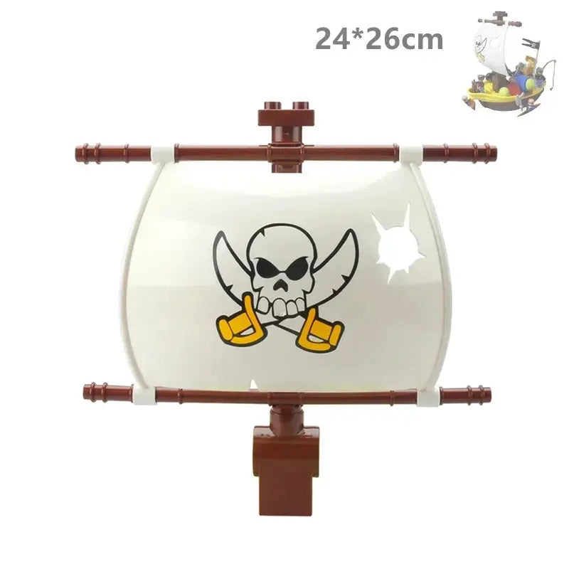 Big Size Building Block Adventure Ship Series Compatible Duplo Brave Pirates Treasure Island Playset For Kids