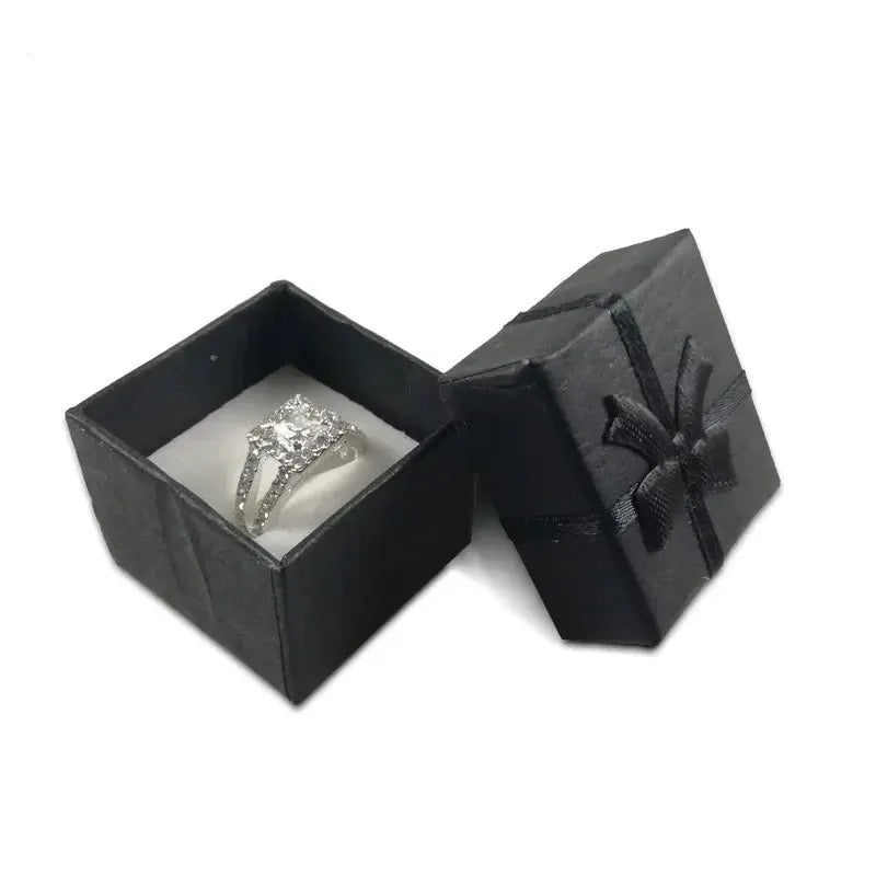 12 Pack Paper Jewelry Boxes Multi Color Gift Packaging For Earrings And Rings 4 By 4 By 3 Cm Wholesale