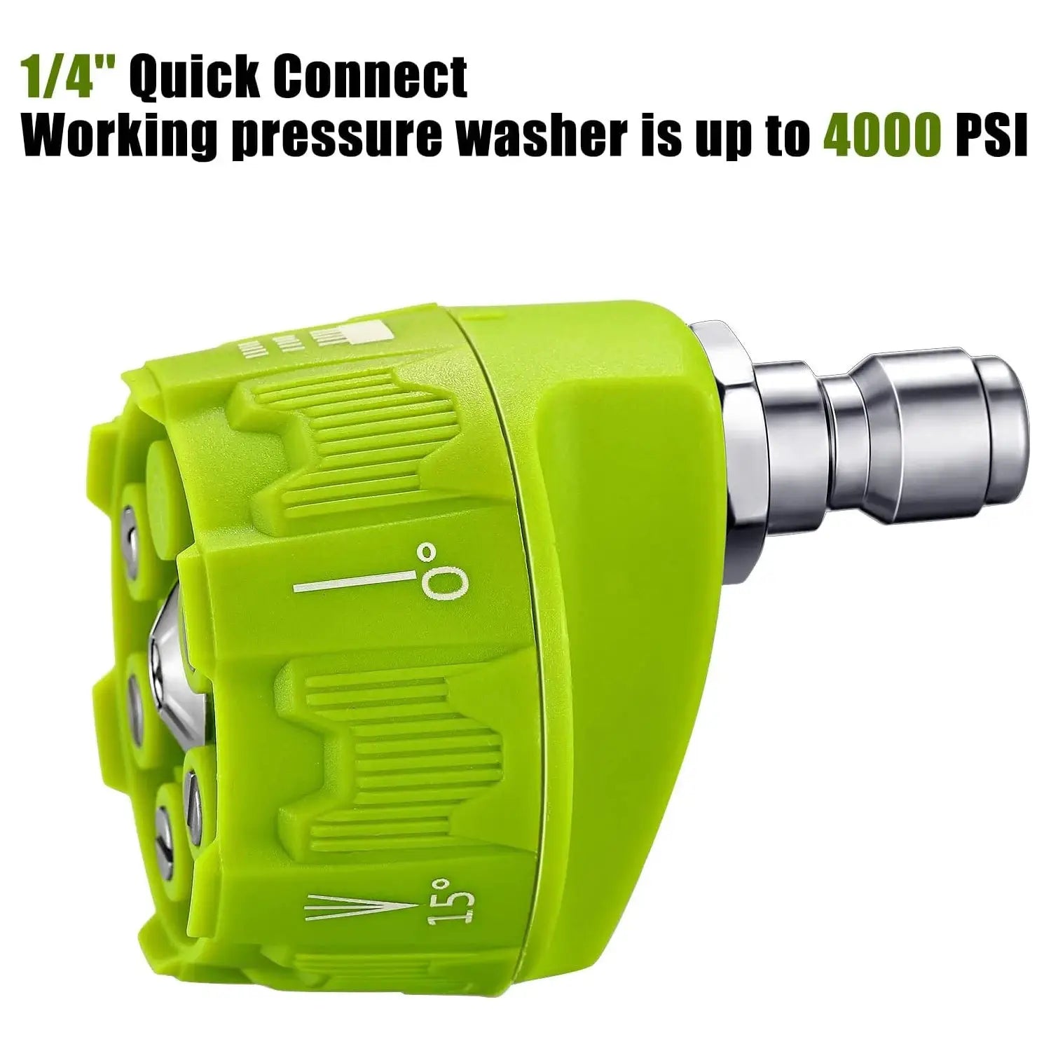 6 In 1 High Pressure Car Wash Nozzle 14 Inch Design With One Quarter Inch Quick Connector Fits Most Pressure Washers