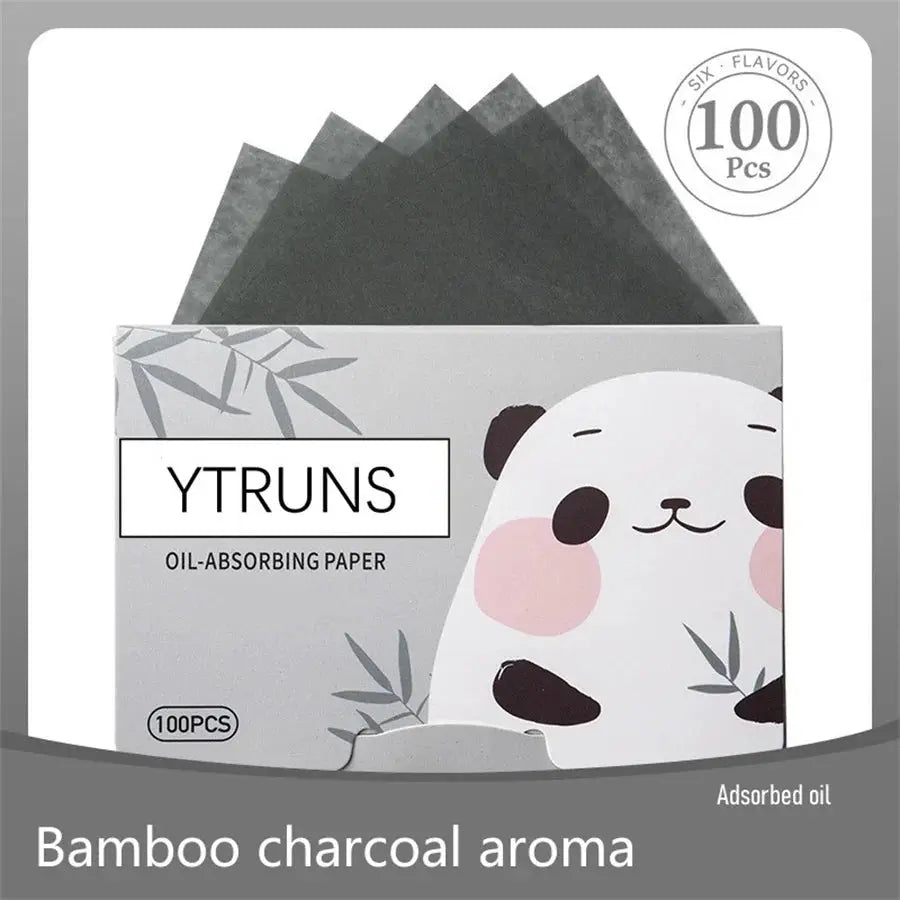 Fragrance Oil Absorbing Blotting Papers 100 Count Gardenia Chamomile Lavender Rose Bamboo Charcoal For Men And Women