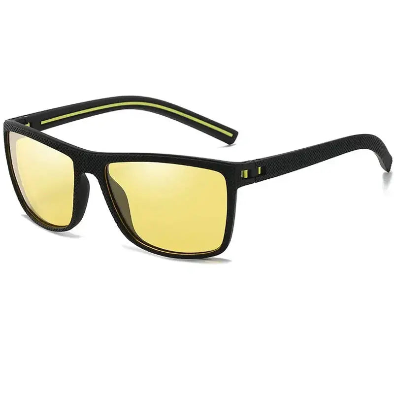 PulseOptics Square Polarized Sunglasses Unisex Lightweight Frames With Glare Reducing TAC Lenses