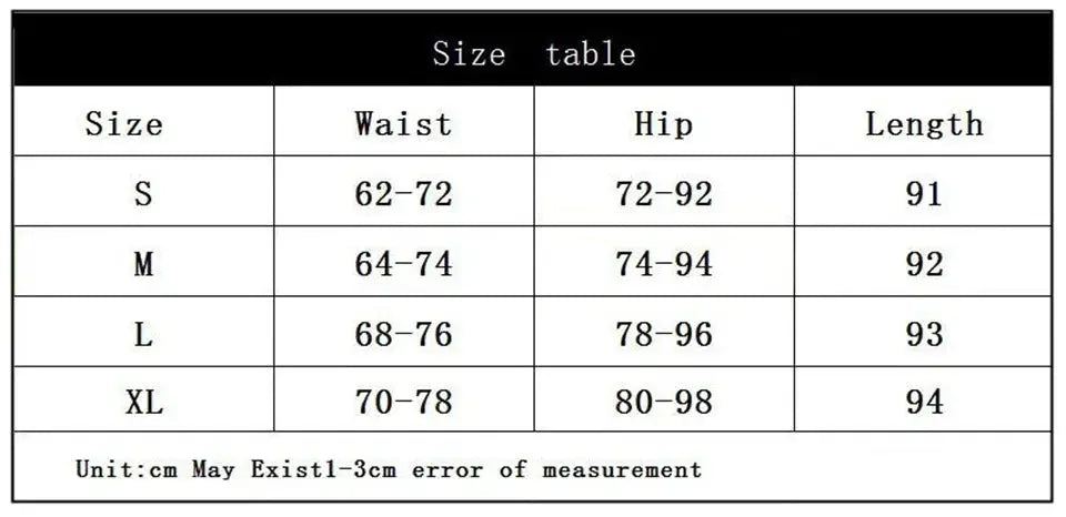 Simples Market Women pocket bubble pants size chart with 4 sizes (S–XL): waist 62–78 cm, hip 72–98 cm, length 91–94 cm