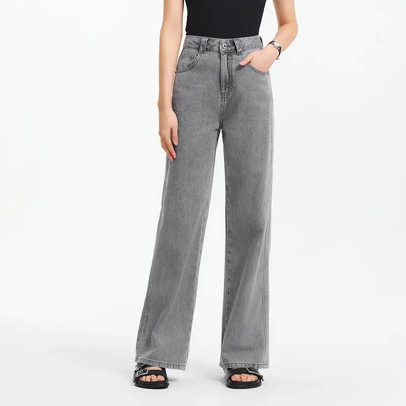 Semir Jeans Women Cool Feeling Wide Leg Floor Length Pants Summer 2025