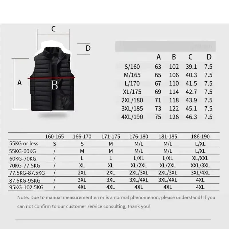 Simples Market men's black cotton-padded sleeveless vest with stand collar