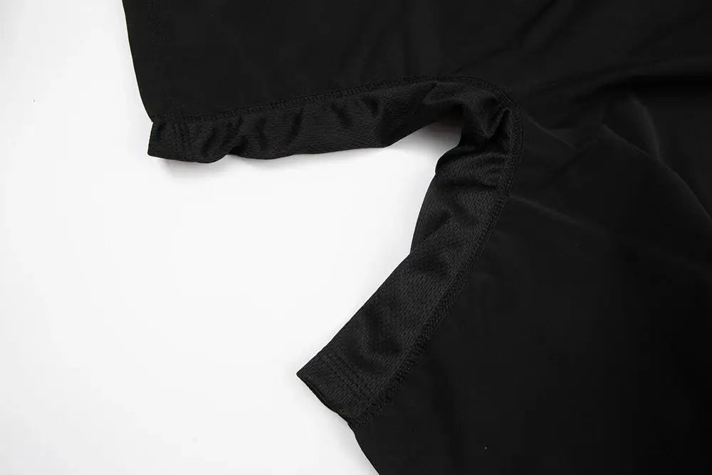 Men's black sauna suit jumpsuit with elastic cuffs, Simples Market body shaper