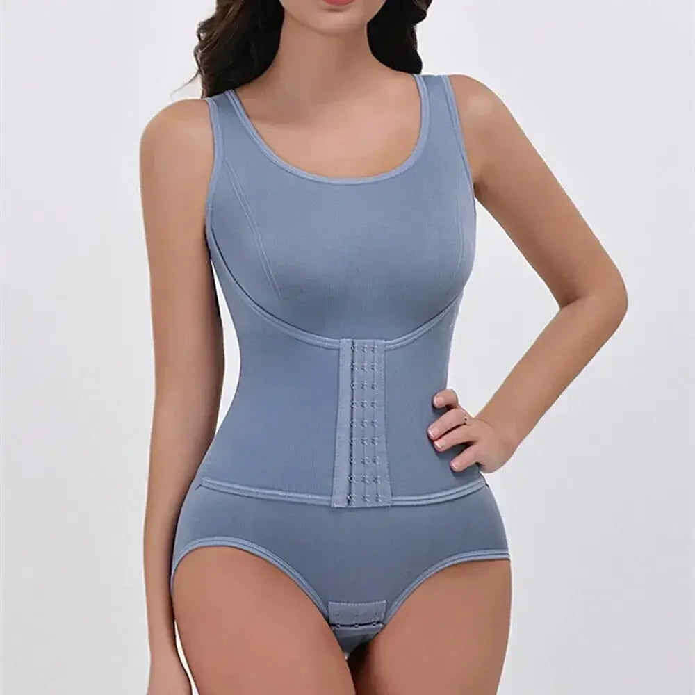 VivaCurve Zipper Belt Bodysuit Shapewear For Tummy Control And Waist Slimming Cincher