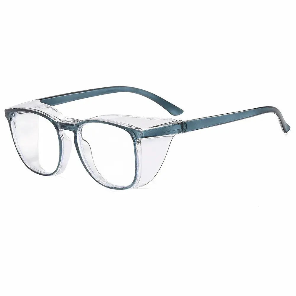 ClearView Safety Glasses With Anti Fog Blue Light Blocking Scratch Resistant Square Frame For Men And Women Nurses