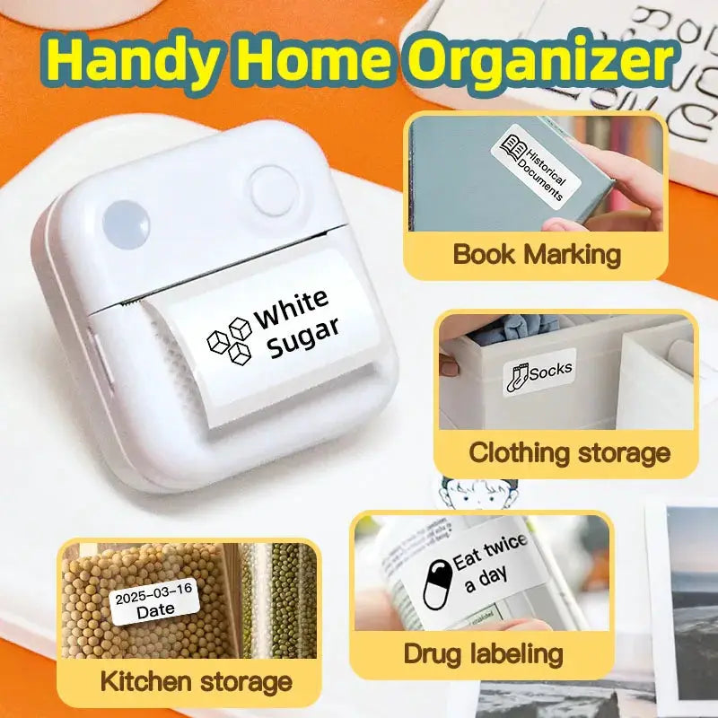 Dolewa D3 Portable Thermal Printer For Labels Stickers And Photos
