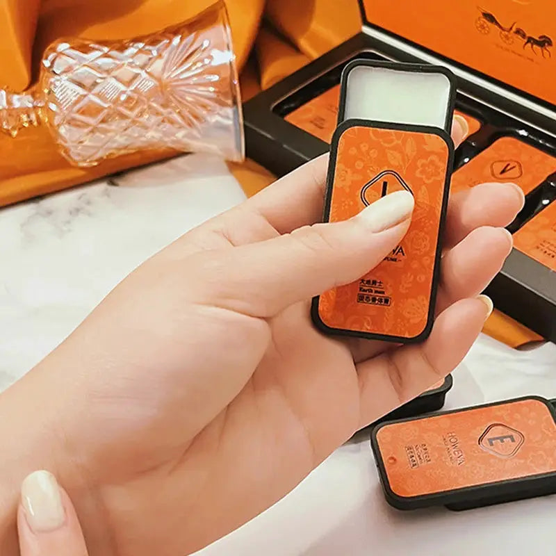 4 Piece Solid Perfume Set Floral and Fruity Scents Long Lasting Light Portable Gift Idea