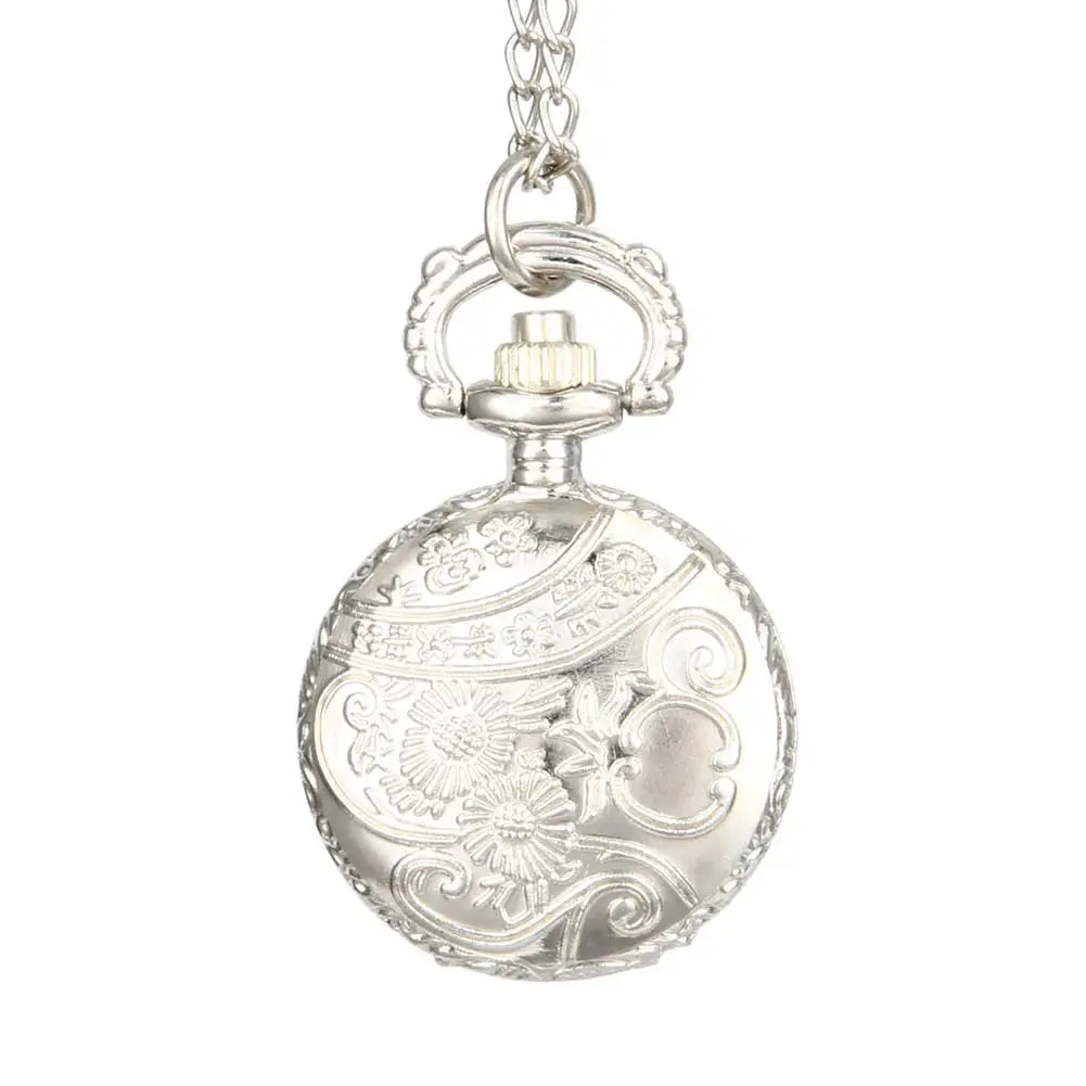 Timeless Charm Vintage Pocket Watch Alloy With Roman Numerals Dual Time Display Unisex Necklace Accessory