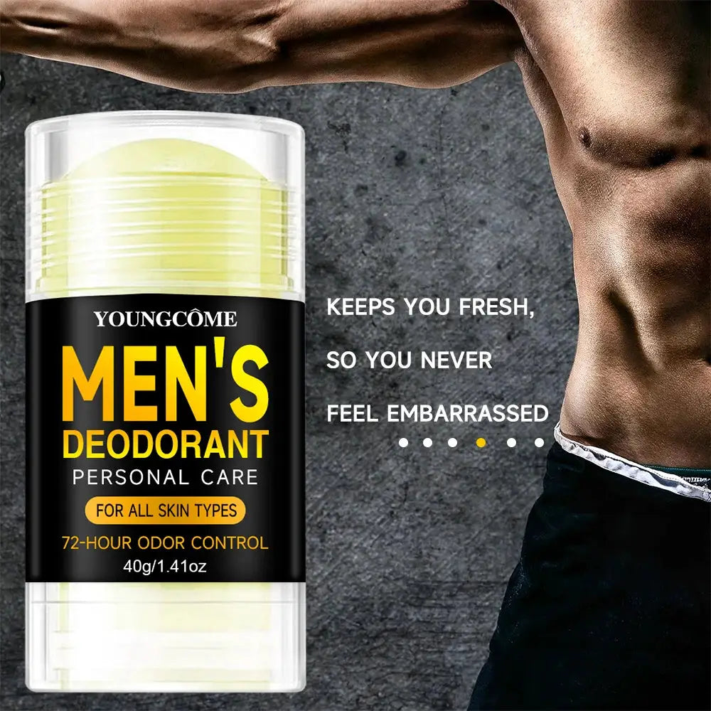 Men Sandalwood Deodorant Stick Antiperspirant For Sweat And Odor Control Keeps Underarms Dry All Day