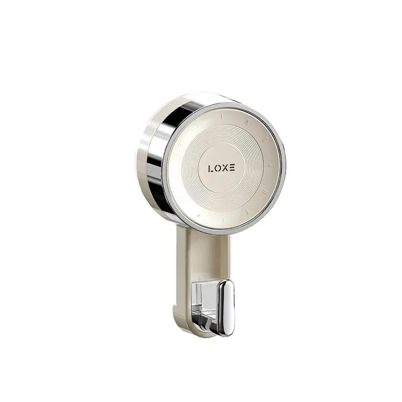 Bathroom wall hook LOXE, punch-free suction-cup with chrome finish