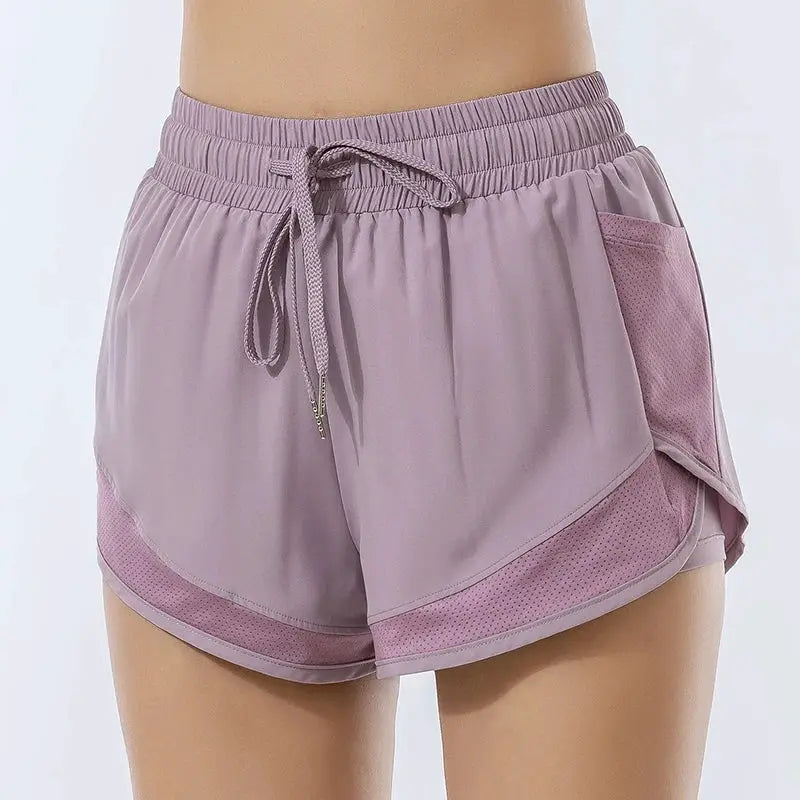 VivaFlex Women's QuickDry Lightweight Fitness Shorts For Yoga Running And Gym Training