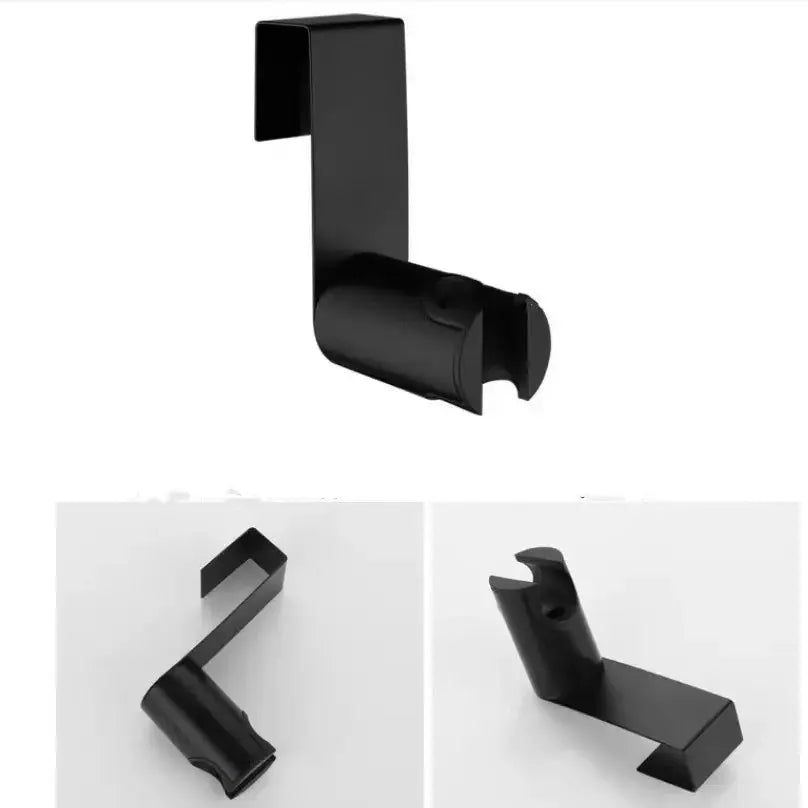 Simples Market black stainless steel bidet sprayer holder hook for bathroom
