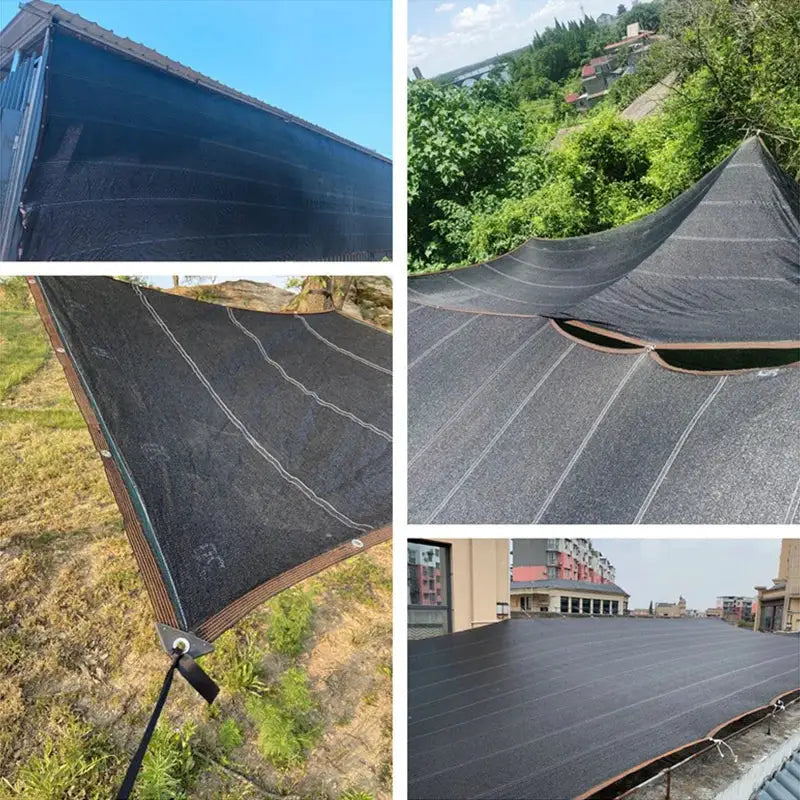 Simples Market 6x6m black shade cloth with grommets for outdoor sunshade and greenhouse