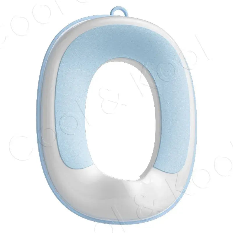 Universal children's toilet seat by Simples Market, splash-proof kids' potty seat in light blue