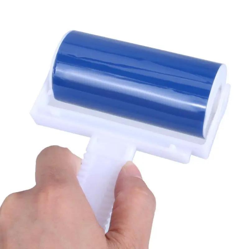 Simples Market Drum Roll lint remover roller with blue sticky roller and white handle