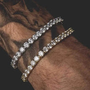 Hip Hop Tennis Bracelet Iced Out For Men Cubic Zirconia Chain 3mm 4mm 5mm Streetwear Jewelry H086