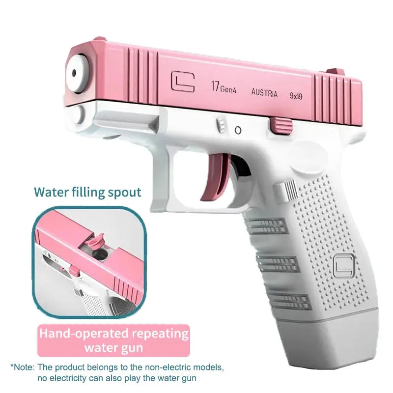 Rechargeable Electric Water Gun With Automatic And Manual Spray Modes For Adults And Kids 32 Feet Range