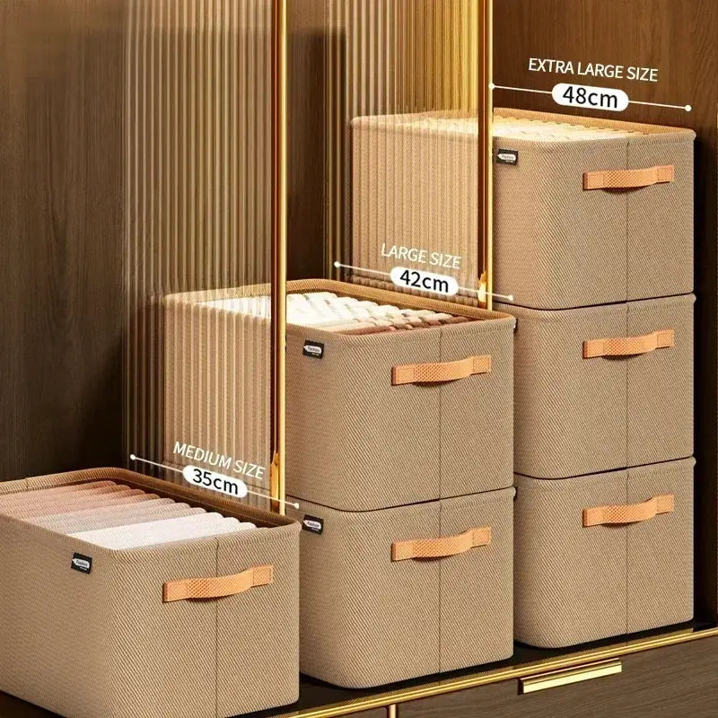 Heavy Duty Clothes Organizer For Wardrobe Storage Cabinets And Drawers To Store Pants Sweaters Jeans And More
