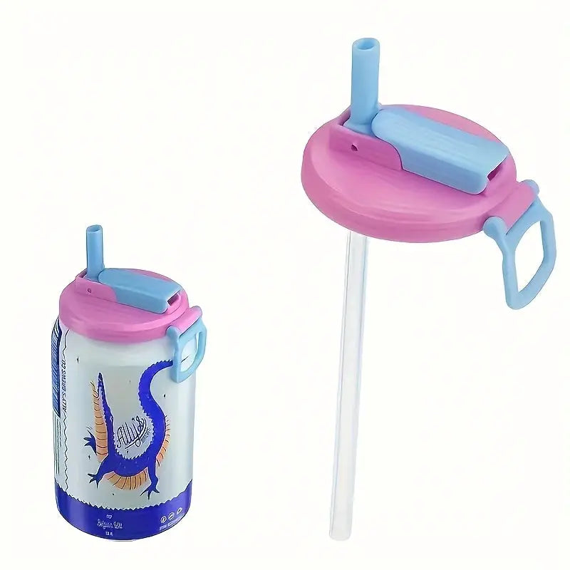 Reusable Soft Drink Can Lid For Beverages And Juices With Straw Eco Friendly Spill Proof Cap