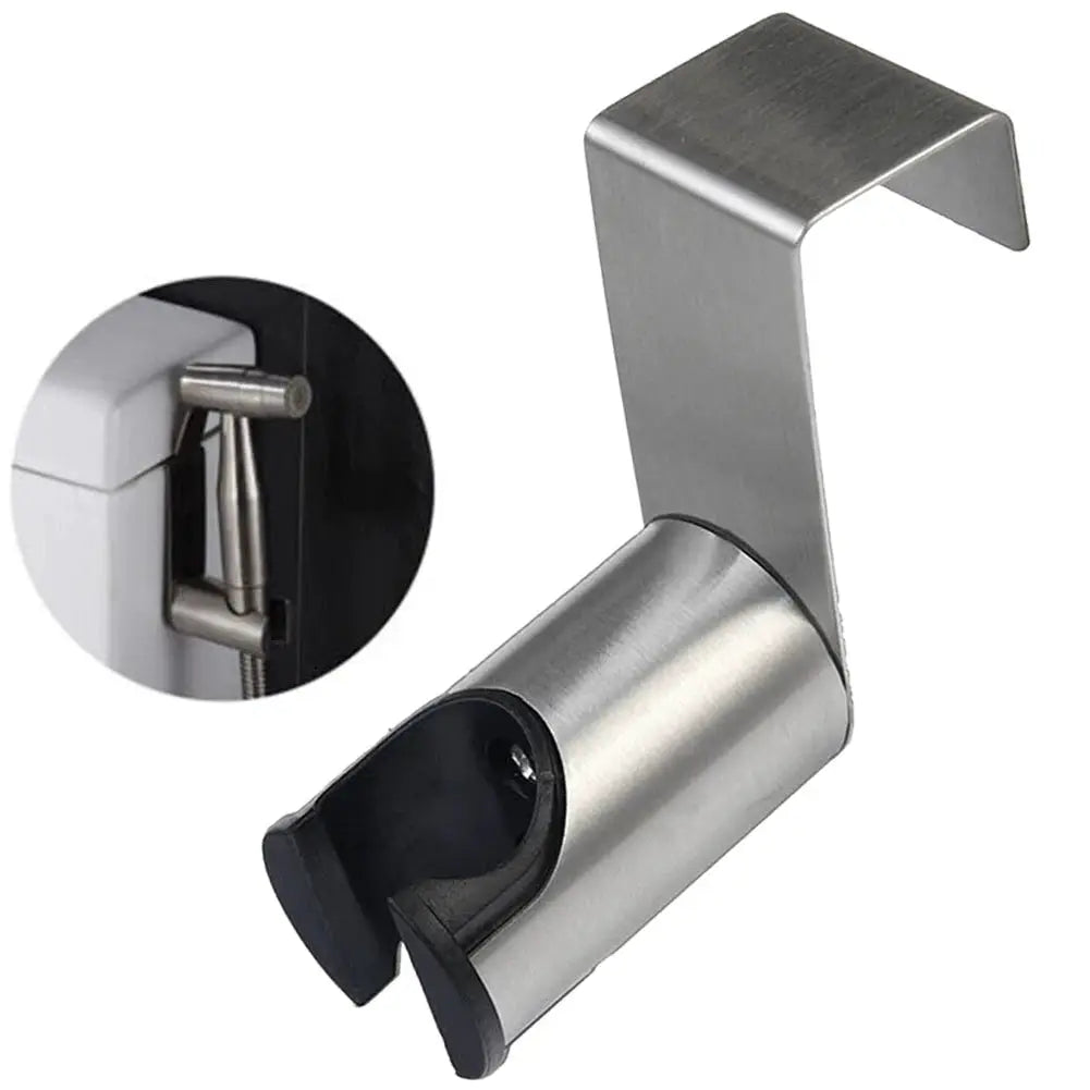 Stainless steel bidet sprayer holder bracket for hand shower by Simples Market