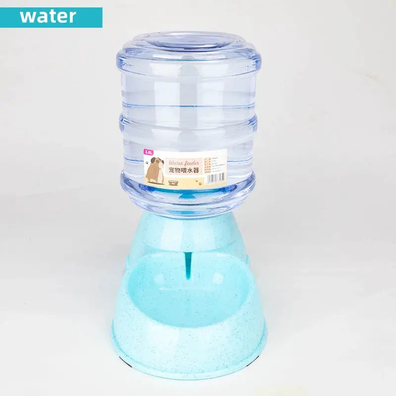 Large Capacity Pet Feeder Bowls For Dogs And Cats Automatic Water Dispenser And Dual Food And Water Compartments