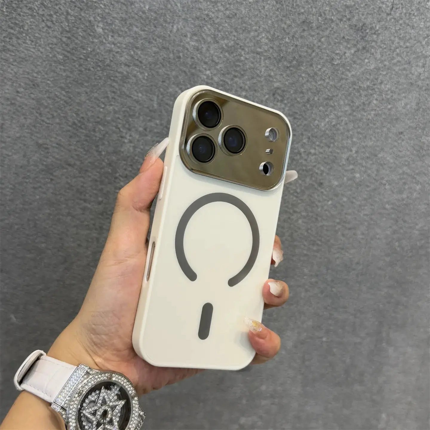 Matte Electroplating Magnetic Case With All Inclusive Lens Film For iPhone 12 13 14 15 16 17 Pro Max And 17Air MagSafe