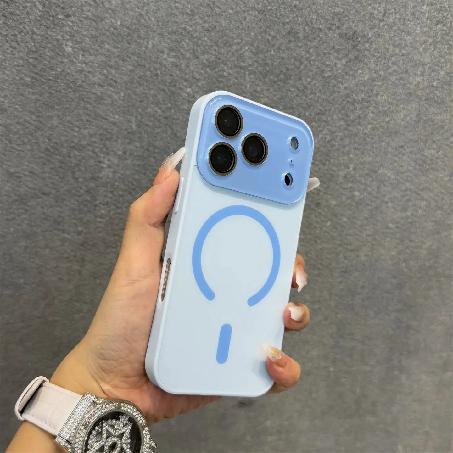 Matte Electroplating Magnetic Case With All Inclusive Lens Film For iPhone 12 13 14 15 16 17 Pro Max And 17Air MagSafe