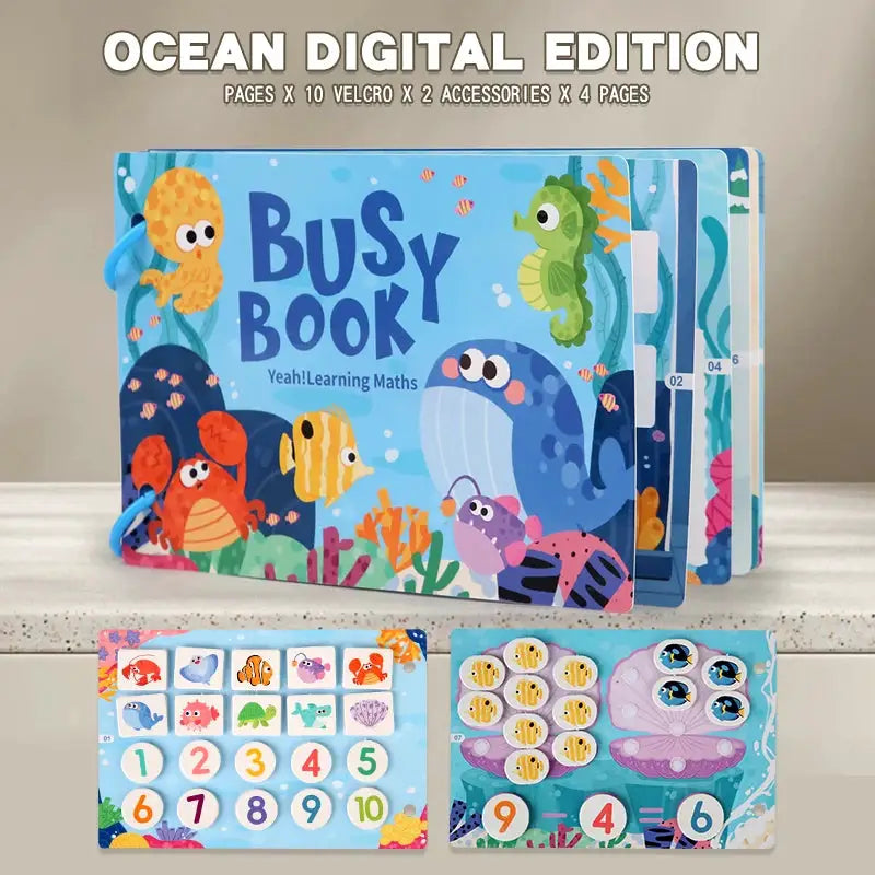 Montessori Scene Stickers For Children DIY Hands On Puzzle Reusable Books Cartoon Learning Cognition Toys For Kids Gift